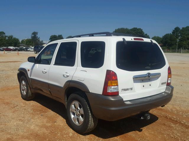 4F2CZ06114KM27524 - 2004 MAZDA TRIBUTE ES WHITE photo 3