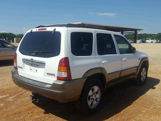 4F2CZ06114KM27524 - 2004 MAZDA TRIBUTE ES WHITE photo 4