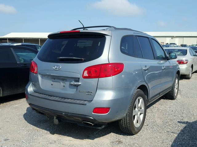 5NMSH13E77H087923 - 2007 HYUNDAI SANTA FE S GRAY photo 4