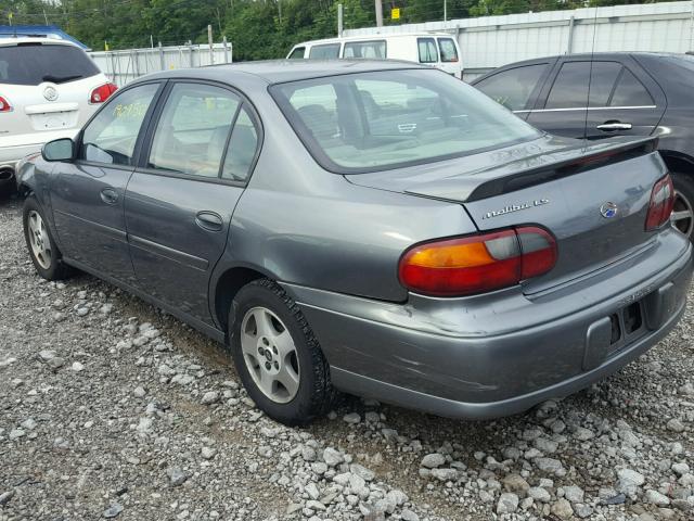 1G1NE52J73M670516 - 2003 CHEVROLET MALIBU LS ნაცრისფერი ფოტო 3