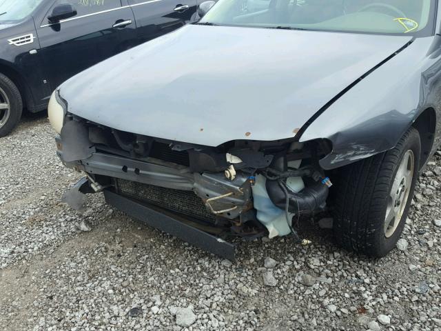 1G1NE52J73M670516 - 2003 CHEVROLET MALIBU LS ნაცრისფერი ფოტო 9