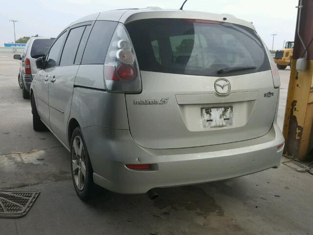 JM1CR293570137277 - 2007 MAZDA 5 SILVER photo 3