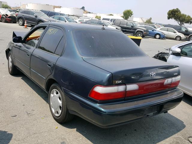 1NXBB02E7VZ643212 - 1997 TOYOTA COROLLA DX GREEN photo 3