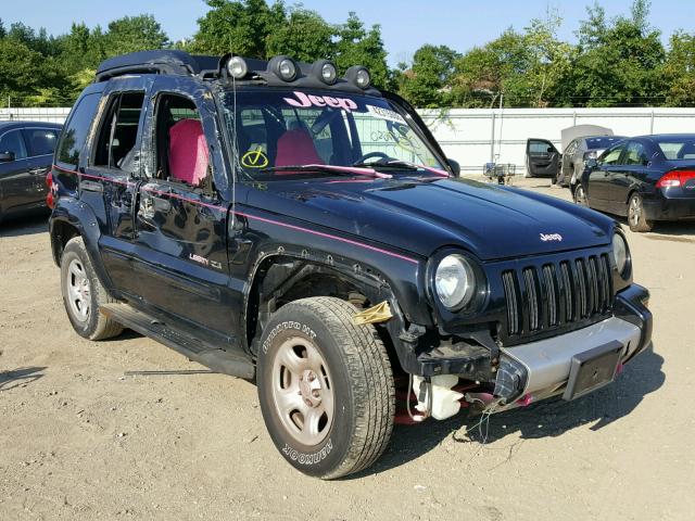 1J4GL38K33W713502 - 2003 JEEP LIBERTY RE BLACK photo 1