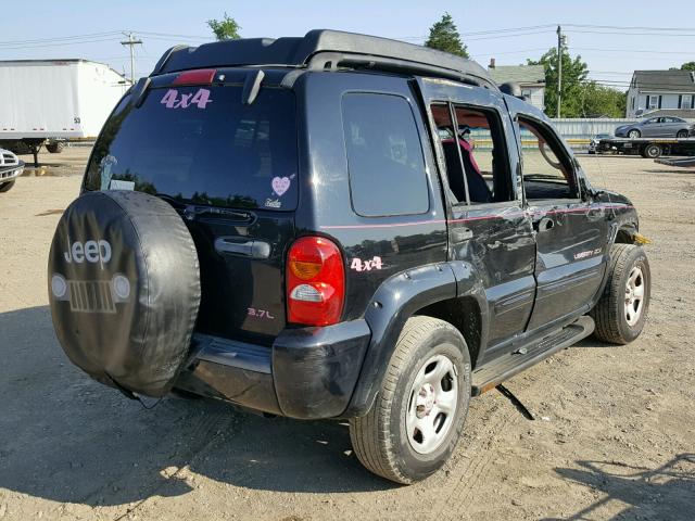1J4GL38K33W713502 - 2003 JEEP LIBERTY RE BLACK photo 4