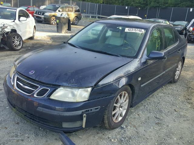 YS3FD49Y851060830 - 2005 SAAB 9-3 ARC BLUE photo 2