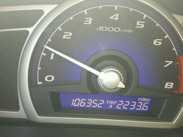 19XFA1F89BE002317 - 2011 HONDA CIVIC EX BLUE photo 8