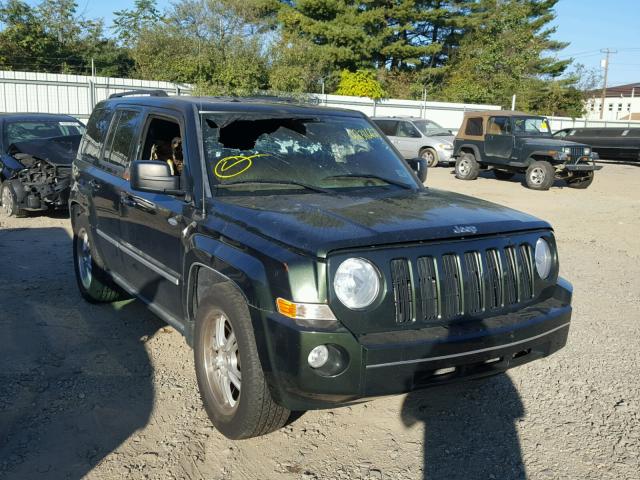 1J4NF1GB8AD619936 - 2010 JEEP PATRIOT GREEN photo 1