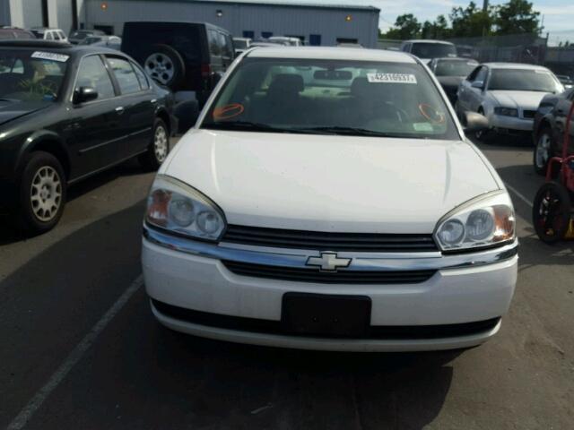 1G1ZT52875F338040 - 2005 CHEVROLET MALIBU LS WHITE photo 9