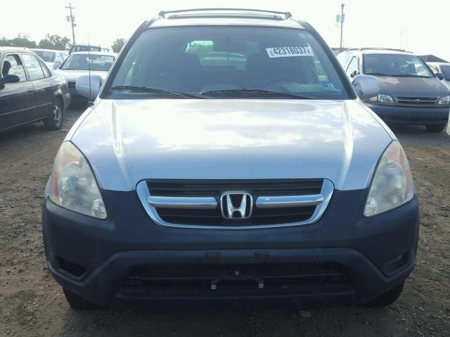 SHSRD78853U137044 - 2003 HONDA CR-V EX GRAY photo 9