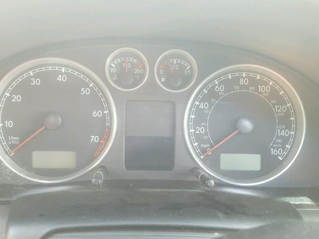 WVWRH63B14P156965 - 2004 VOLKSWAGEN PASSAT GLX GRAY photo 8