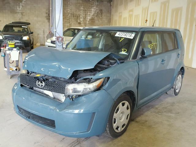 JTLKE50E081059188 - 2008 TOYOTA SCION XB Теңіз көгі фото 2