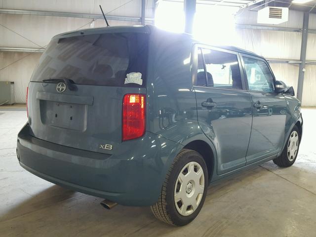 JTLKE50E081059188 - 2008 TOYOTA SCION XB Теңіз көгі фото 4