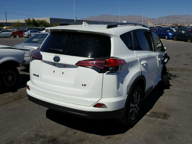 JTMZFREV9HJ130024 - 2017 TOYOTA RAV4 LE WHITE photo 4