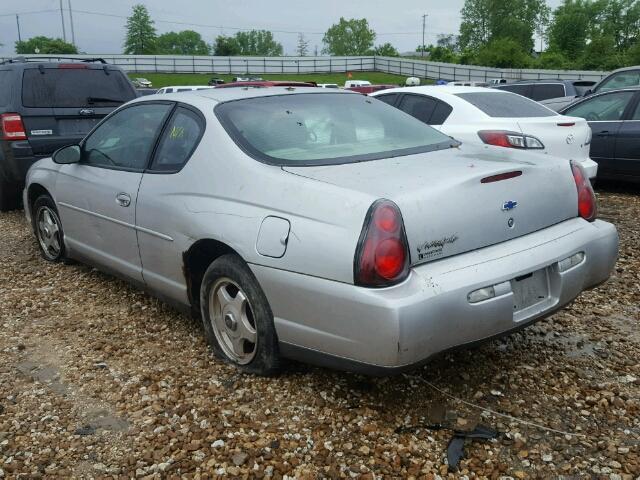 2G1WW12E739334116 - 2003 CHEVROLET MONTE CARL 银色 照片 3