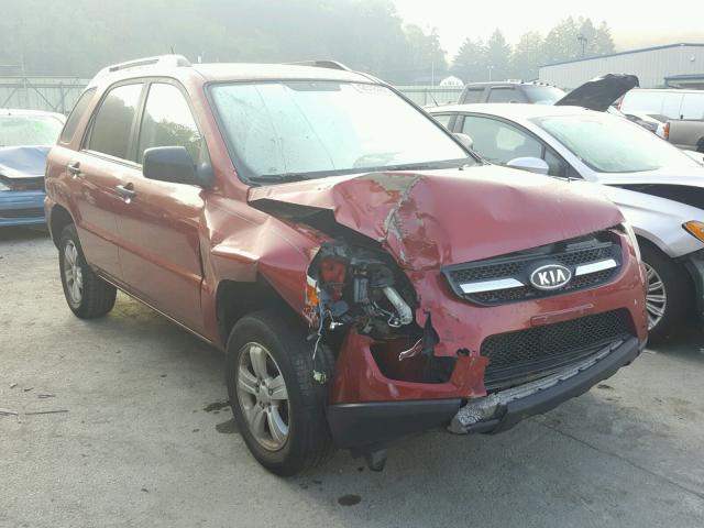 KNDJF724497580479 - 2009 KIA SPORTAGE L MAROON photo 1