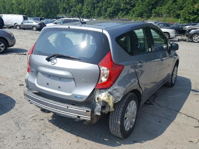 3N1CE2CP1EL355520 - 2014 NISSAN VERSA NOTE GRAY photo 4