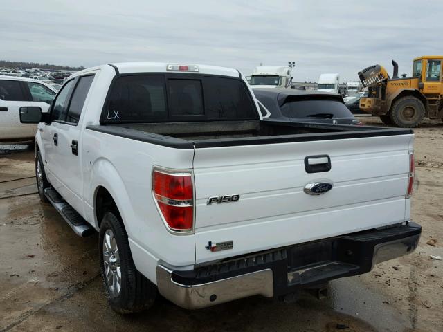 1FTFW1CT7EKD90871 - 2014 FORD F150 WHITE photo 3