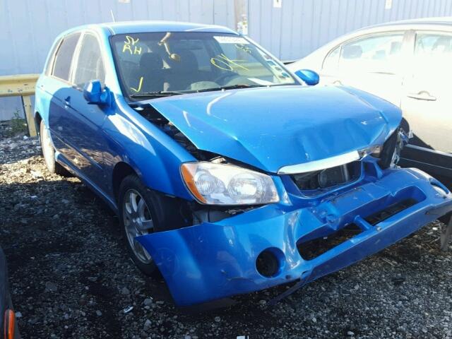 KNAFE161X65261131 - 2006 KIA SPECTRA5 BLUE photo 1