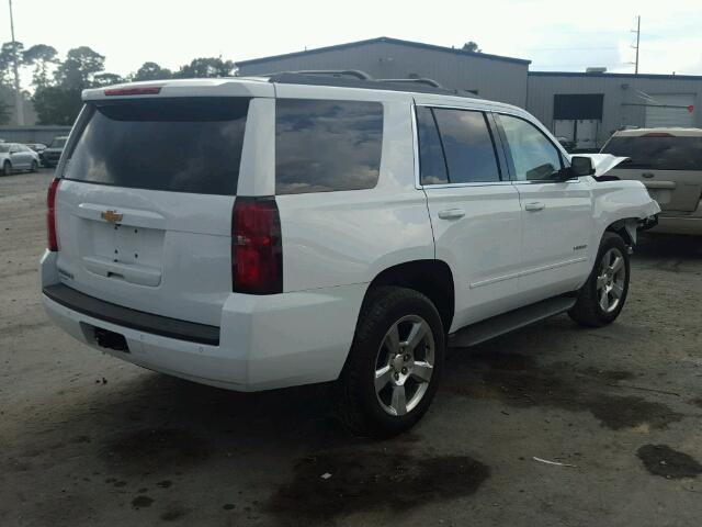 1GNSCAKC5HR317932 - 2017 CHEVROLET TAHOE WHITE photo 4