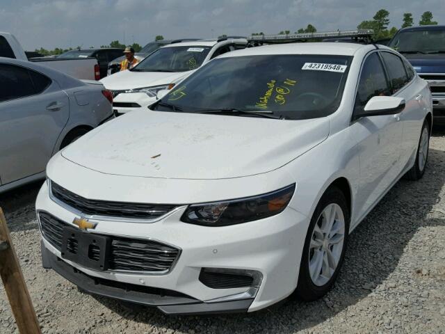 1G1ZF5SU6JF218342 - 2018 CHEVROLET MALIBU HYB 白色 照片 2