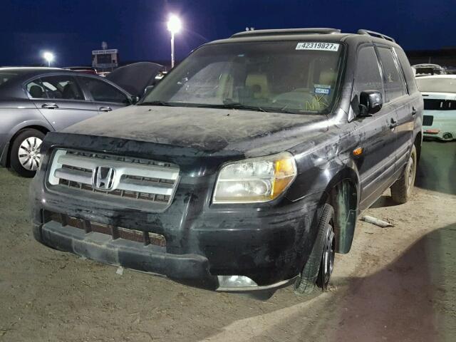 5FNYF18698B031549 - 2008 HONDA PILOT EXL BLACK photo 2