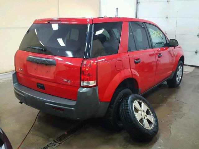 5GZCZ43D94S803200 - 2004 SATURN VUE RED photo 4