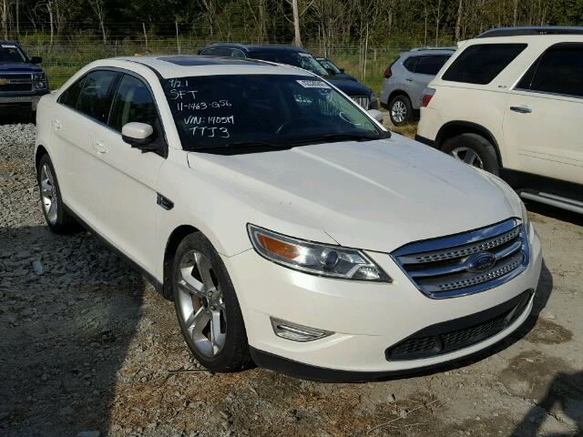 1FAHP2KT9AG140581 - 2010 FORD TAURUS WHITE photo 1