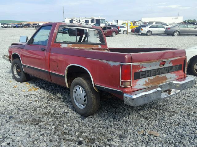 1GCCS14R9M8187025 - 1991 CHEVROLET S TRUCK S1 RED photo 3
