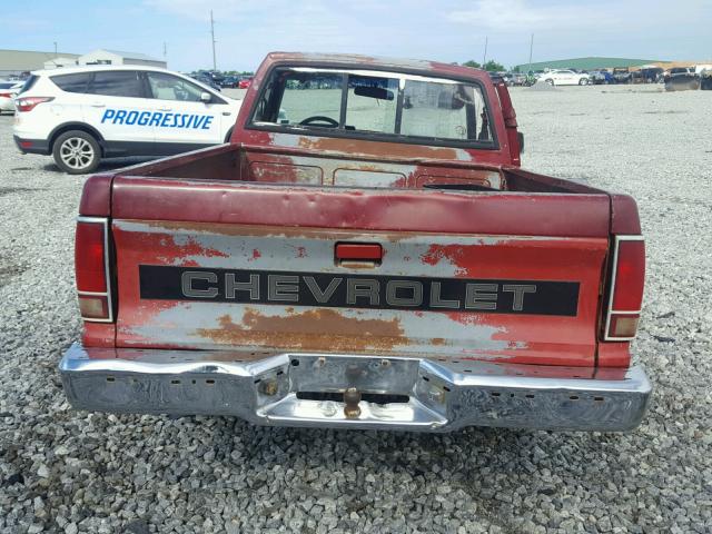 1GCCS14R9M8187025 - 1991 CHEVROLET S TRUCK S1 RED photo 6