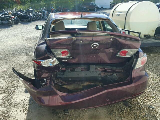 1YVHP80C065M03523 - 2006 MAZDA 6 I MAROON photo 9