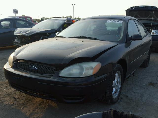 1FAFP55S04G161917 - 2004 FORD TAURUS BLACK photo 2