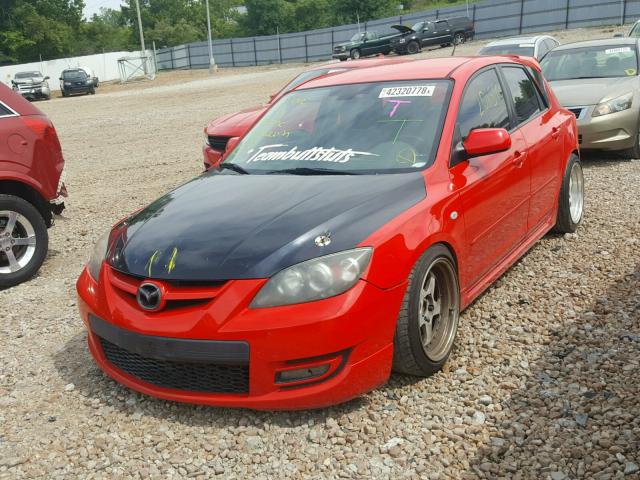 JM1BK34L871665208 - 2007 MAZDA SPEED 3 RED photo 2