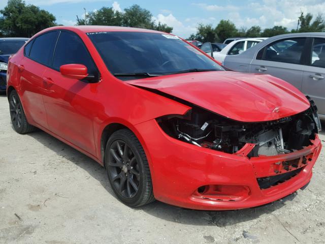 1C3CDFFA3GD822545 - 2016 DODGE DART SXT S ORANGE photo 1