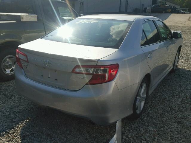 4T1BF1FK5EU421651 - 2014 TOYOTA CAMRY L SILVER photo 4