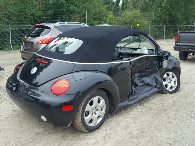 3VWCK21Y63M312071 - 2003 VOLKSWAGEN NEW BEETLE 黑色 照片 4