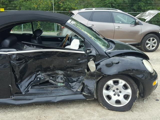 3VWCK21Y63M312071 - 2003 VOLKSWAGEN NEW BEETLE 黑色 照片 9