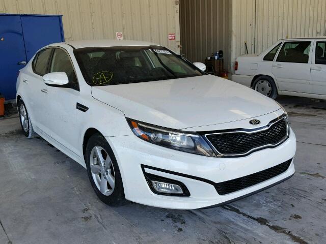 KNAGM4A72F5572346 - 2015 KIA OPTIMA WHITE photo 1