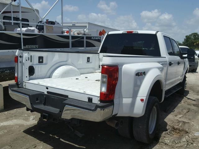 1FT8W4DT9HEB56825 - 2017 FORD F450 SUPER WHITE photo 4