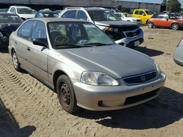 1HGEJ667XYL066321 - 2000 HONDA CIVIC LX BROWN photo 1