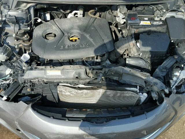 5NPDH4AE7CH093764 - 2012 HYUNDAI ELANTRA GRAY photo 7