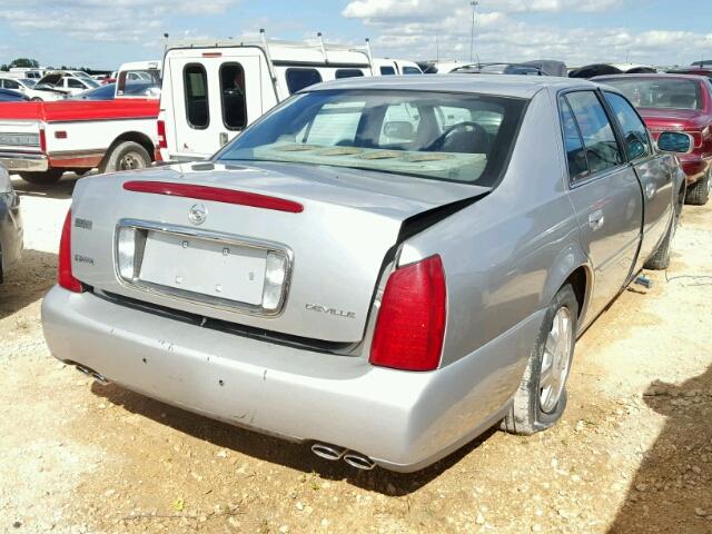 1G6KD54Y84U211586 - 2004 CADILLAC DEVILLE SILVER photo 4