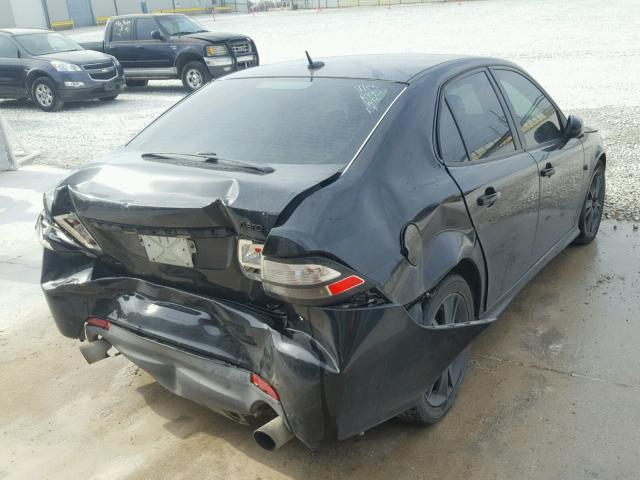 YS3FH41U281101440 - 2008 SAAB 9-3 AERO BLACK photo 4