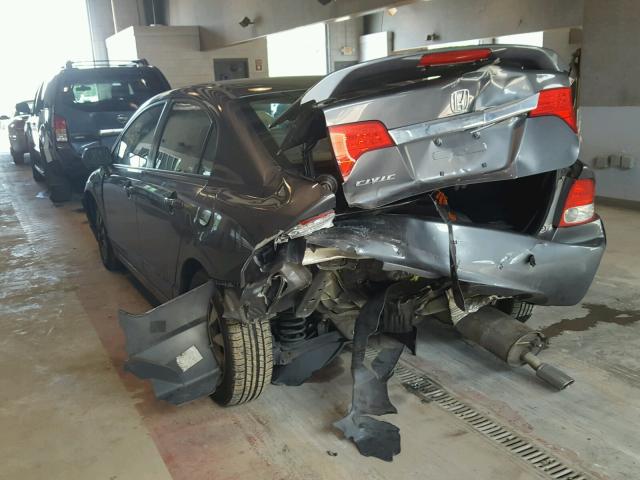 2HGFA1F96AH502304 - 2010 HONDA CIVIC EXL 灰色 照片 3