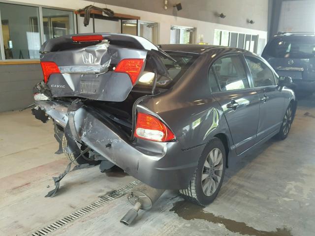 2HGFA1F96AH502304 - 2010 HONDA CIVIC EXL 灰色 照片 4