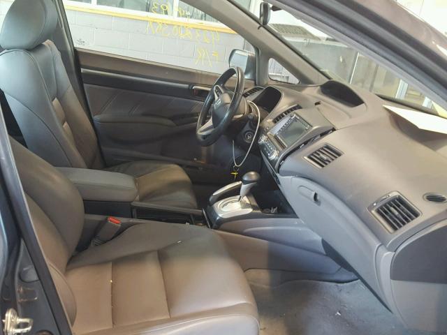 2HGFA1F96AH502304 - 2010 HONDA CIVIC EXL 灰色 照片 5