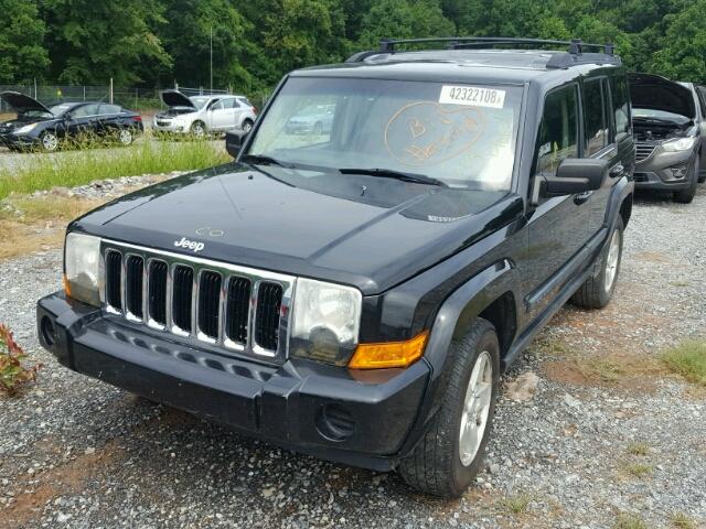 1J8HG48K97C685788 - 2007 JEEP COMMANDER BLACK photo 2