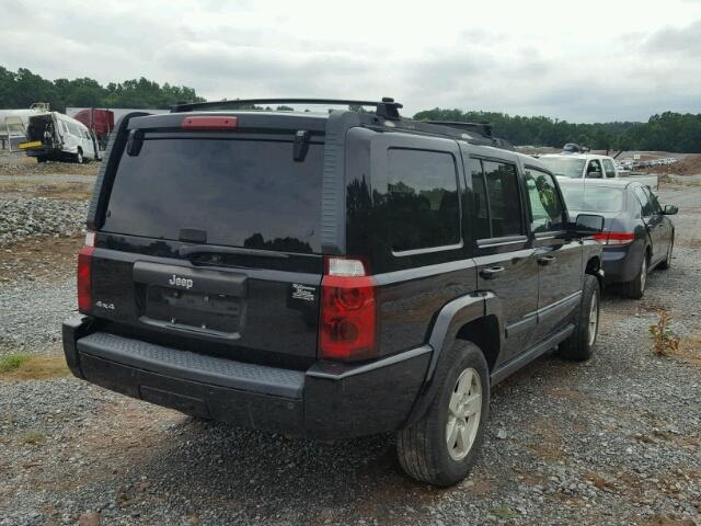 1J8HG48K97C685788 - 2007 JEEP COMMANDER BLACK photo 4