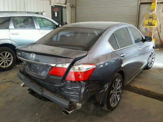 1HGCR2F52EA041511 - 2014 HONDA ACCORD SPO GRAY photo 4