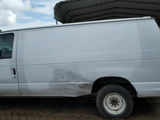 1FTNE24W87DB00478 - 2007 FORD ECONOLINE WHITE photo 9